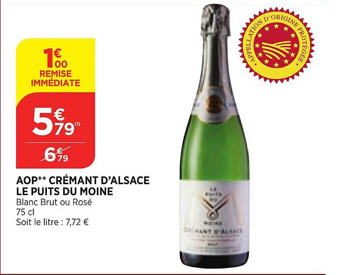 aop crémant d'alsace le puits du moine