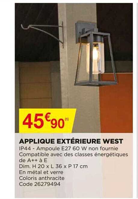 Applique Extérieure West