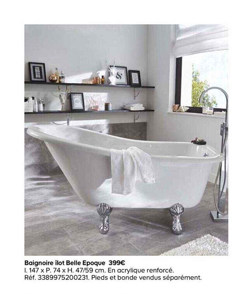 baignoire ilot belle epoque