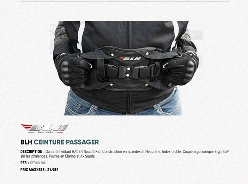 blh ceinture passager
