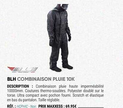 blh combinaison pluie 10k