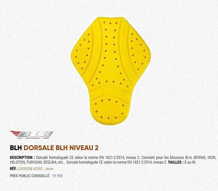 blh dorsale blh niveau 2