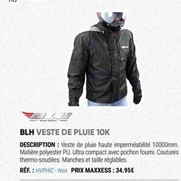 blh veste de pluie 10k