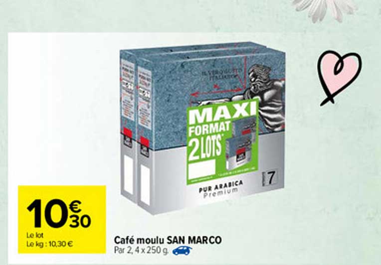 café moulu san marco