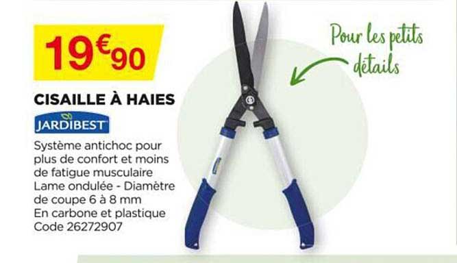 cisaille à haies jardibest