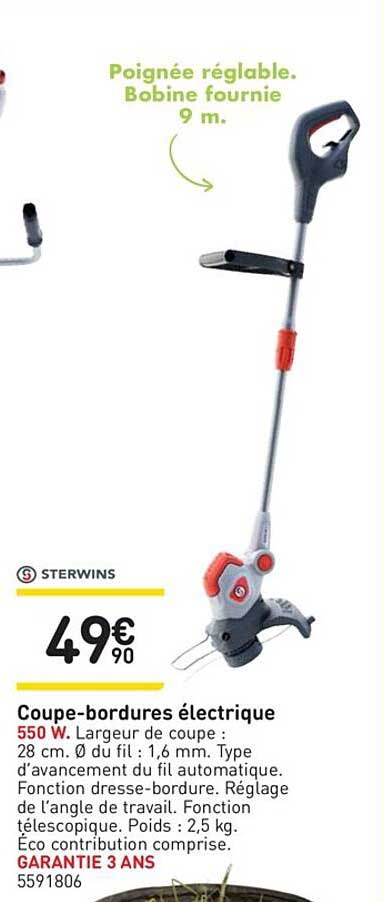 coupe-bordures électrique sterwins