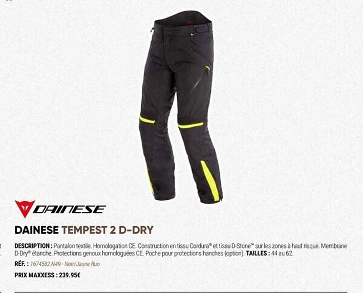 dainese tempest 2 d-dry
