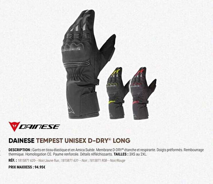 dainese tempest unisex d-dry long