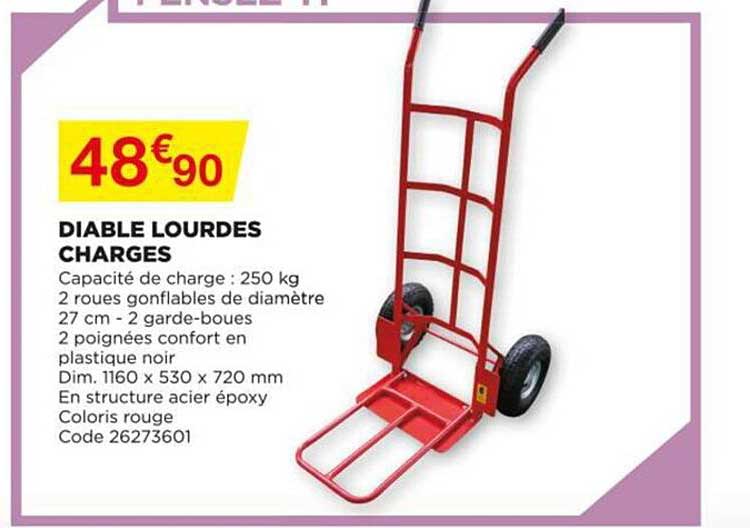 diable lourdes charges