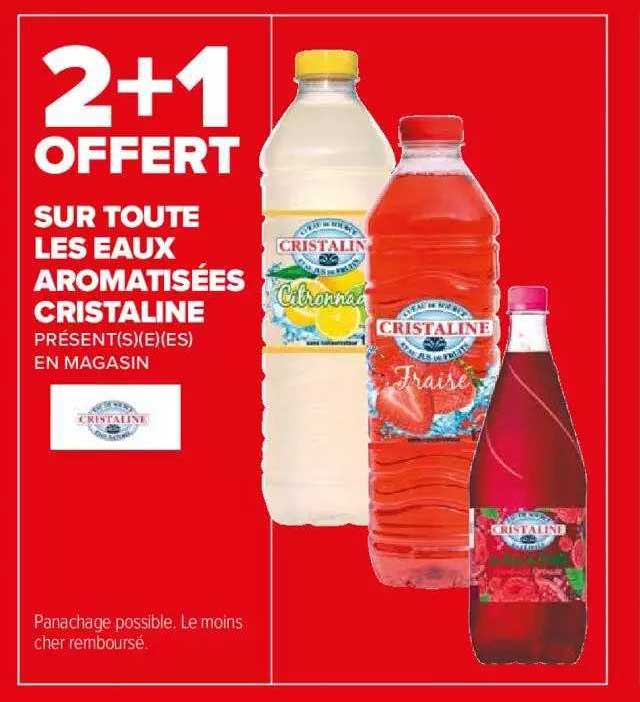 eaux aromatisées cristaline