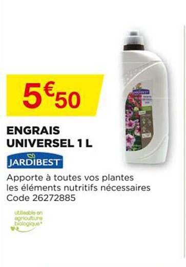 engrais universel 1l jardibest