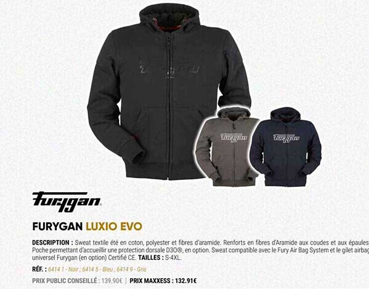 furygan luxio evo