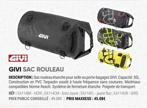 givi sac rouleau