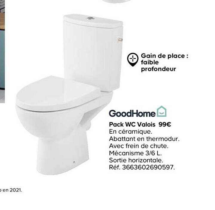 Goodhome Pack Wc Valois