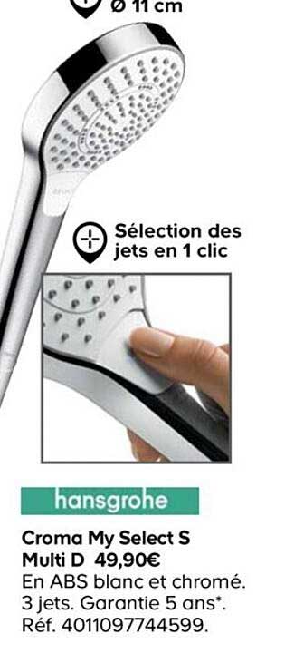 hansgrohe croma my select s multi d