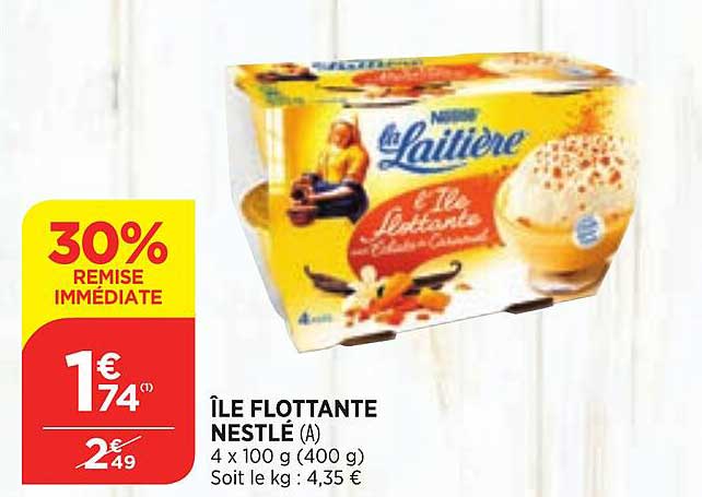 île flottante nestlé