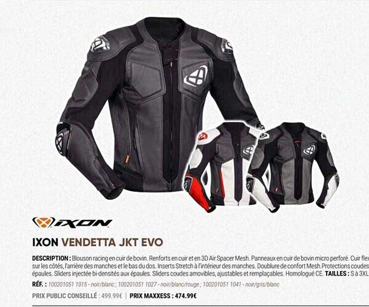 ixon vendetta jkt evo