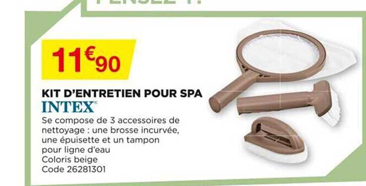 kit d'entretien pour spa intex