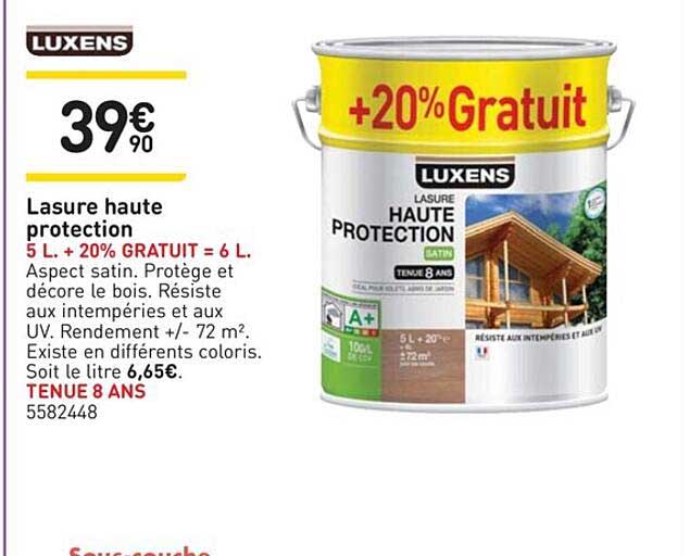 Lasure Haute Protection Luxens