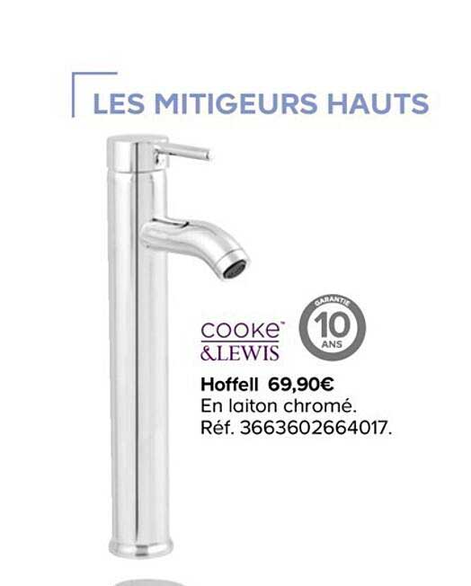 les mitigeurs hauts cooke&lewis hoffell