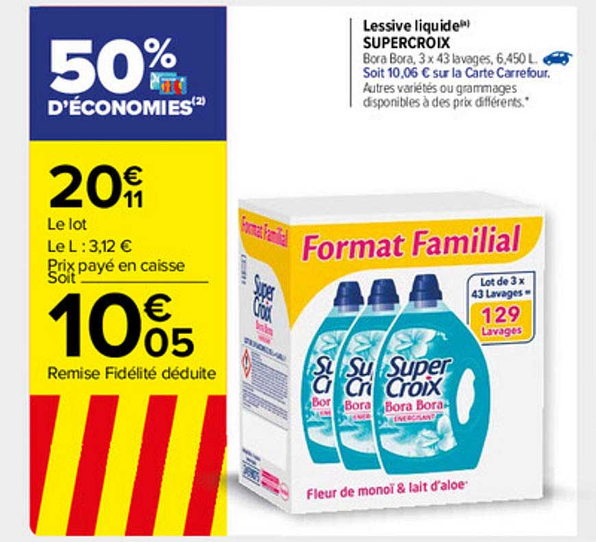 Lessive Liquide Supercroix