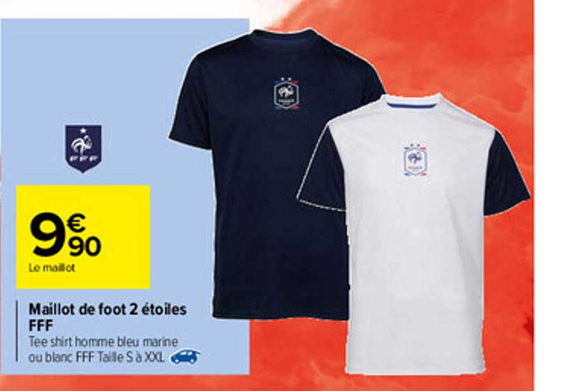 Maillot De Foot 2 étoiles Fff
