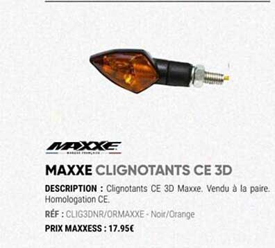 maxxe clignotants ce 3d