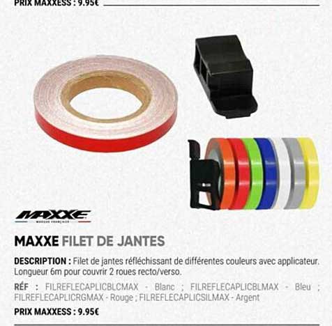 maxxe filet de jantes