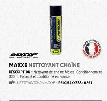maxxe nettoyant chaîne