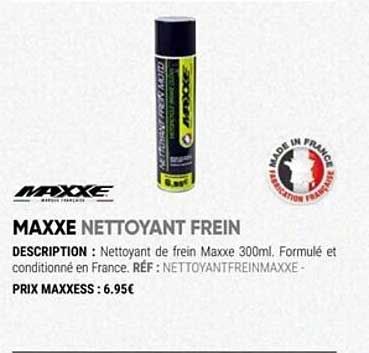 maxxe nettoyant frein
