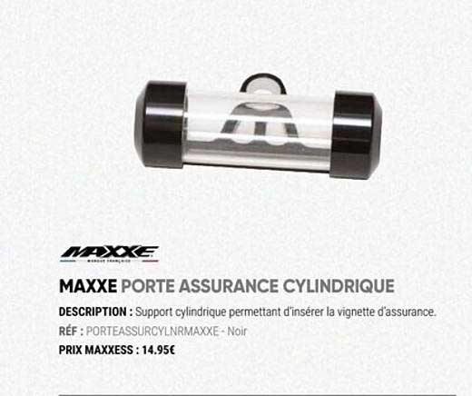 maxxe porte assurance cylindrique