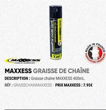 maxxess graisse de chaîne