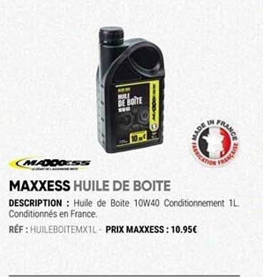 maxxess huile de boîte