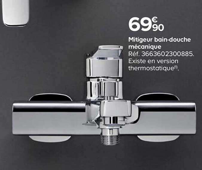 mitigeur bain-douche mécanique