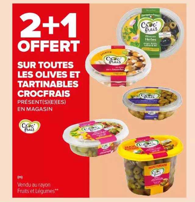 Olives Et Tartinables Crocfrais