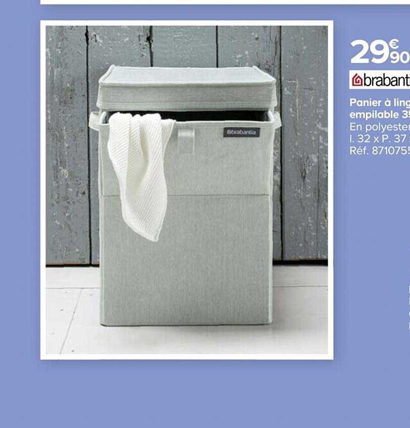 Panier à Linge Empilable Brabant