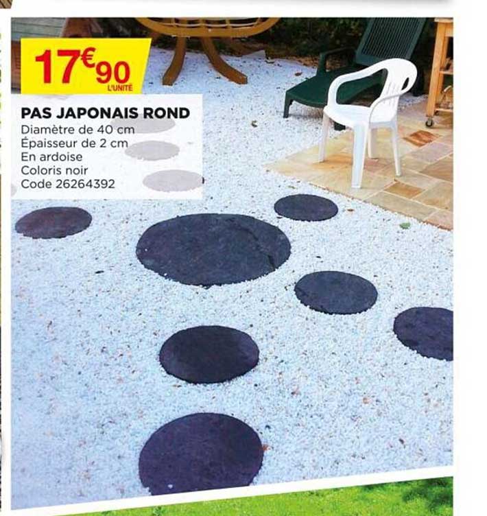pas japonais rond