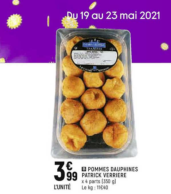 pommes dauphines patrick verriere