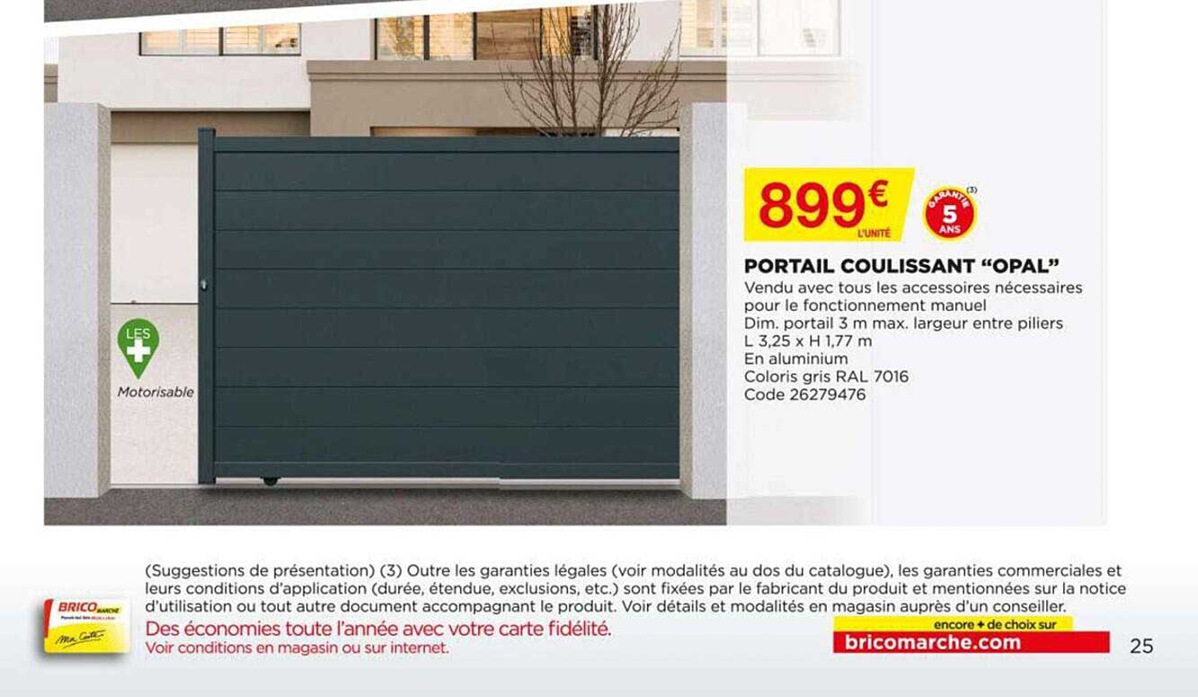 portail coulissant "opal"