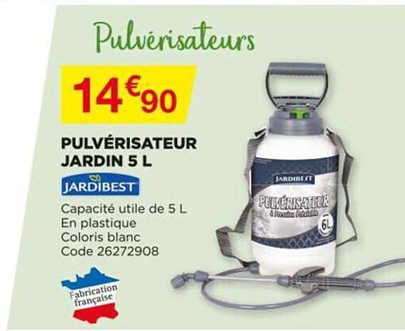 pulvérisateur jardin 5 l jardibest