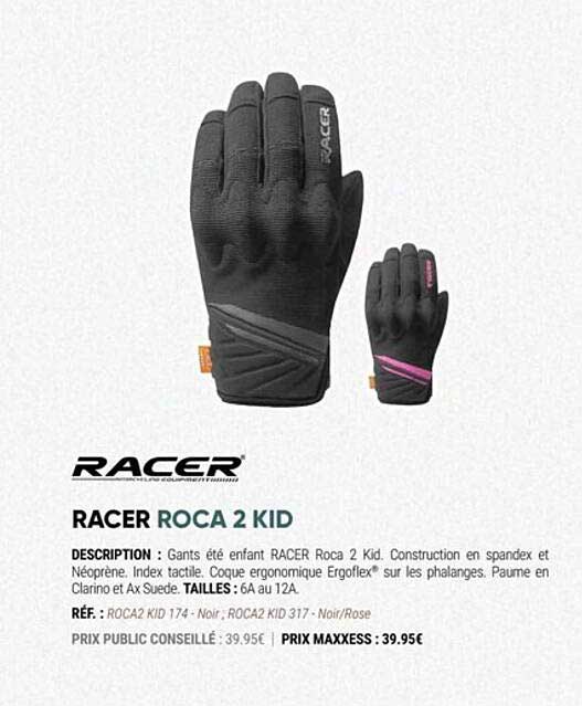 racer roca 2 kid