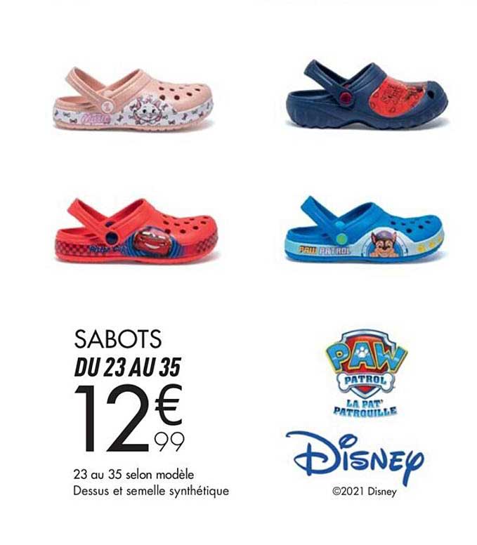 Sabots Du 23 Au 35 La Pat Patrouille Disney