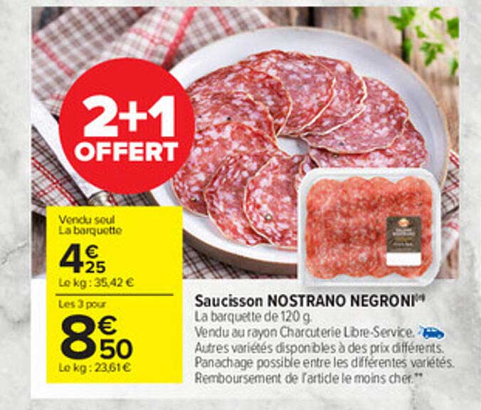 Saucisson Nostrano Negroni