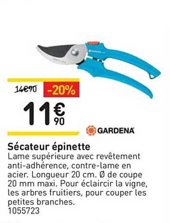 sécateur épinette gardena