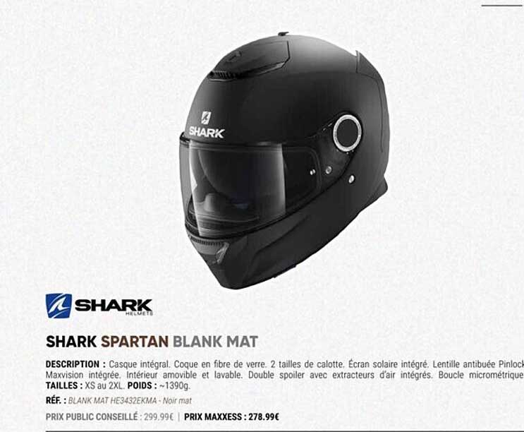 Shark Spartan Blank Mat