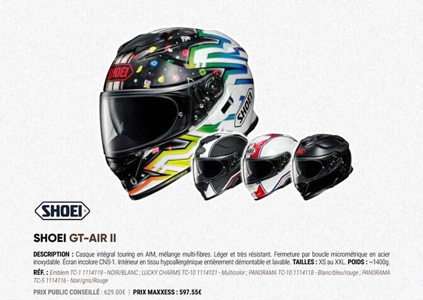 shoei gt-air ii