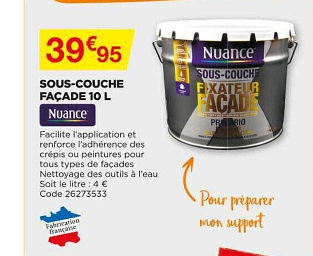 sous-couche façade 10 l nuance