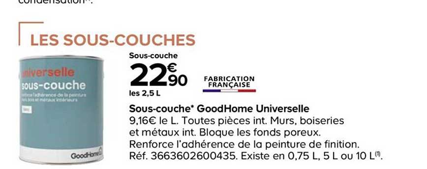 sous-couche goodhome universelle
