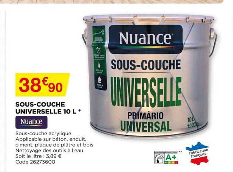 sous-couche universelle 10 l nuance