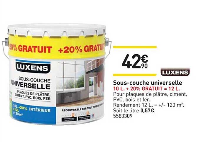 sous-couche universelle luxens